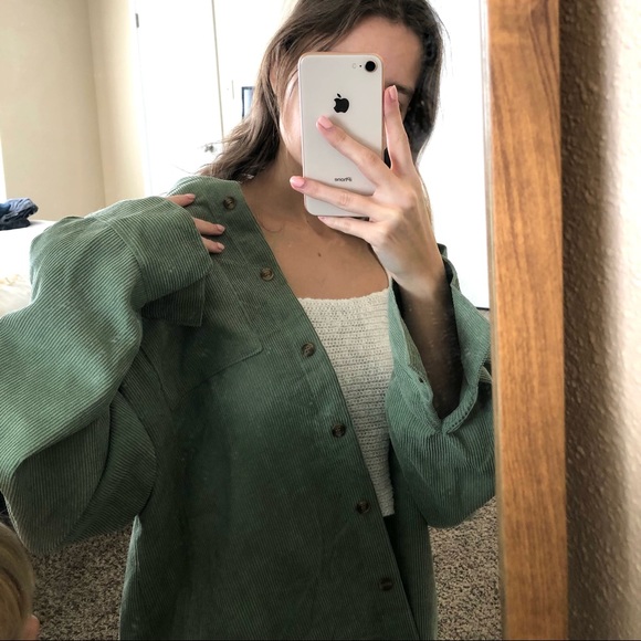Green corduroy Jacket - Picture 2 of 4